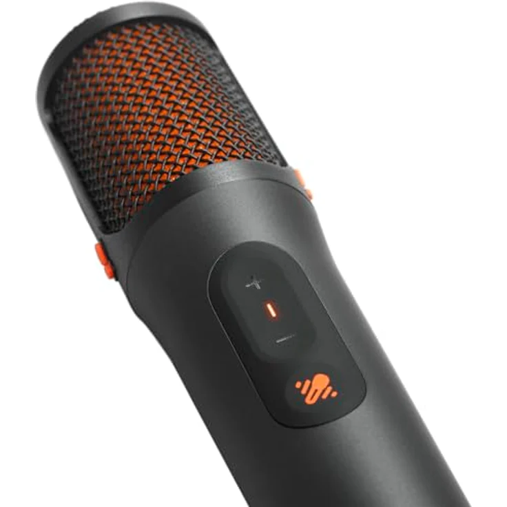 JBL EasySing Mics, 2 kabellose KI-Karaoke-Mikrofone mit Echtzeit-Gesangsentfernung und USB-C-Dongle, Schwarz – Bild 3