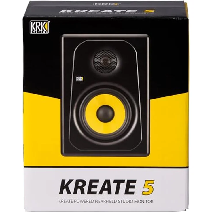KRK Kreate 5, Aktiver Studiomonitor mit ausgewogener Verarbeitung und Pro Audio Qualität – Bild 5