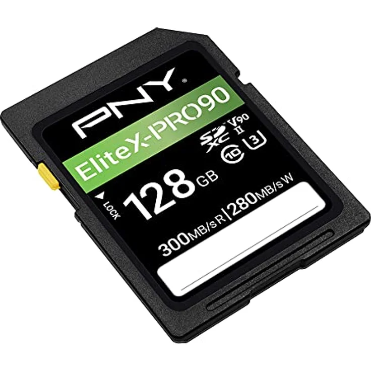 PNY 128GB X-PRO 90 Class 10 U3 V90 UHS-II SD Flash Memory Card – Bild 2