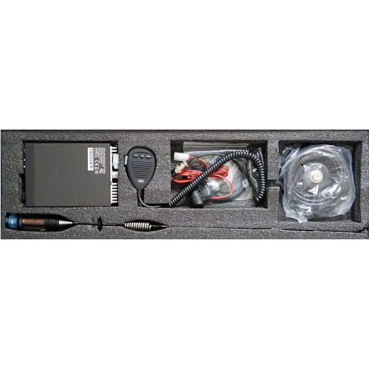 PNI CB-Funk-Kit CB Escort HP 8001L ASQ + CB-Antenne ML70, Zigarettenanzünderstecker und Kopfhörer HS81L – Bild 7