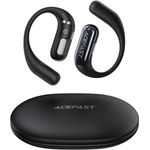 ACEFAST AceFit Air, Open Ear Bluetooth Kopfhörer 5.4 mit App, ultradünn, IP54, kraftvoller Sound, klare Anrufe, Touch-Steuerung, Schwarz