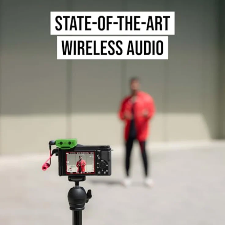 RØDE Wireless GO (Gen 3) – Kompaktes kabelloses Mikrofon mit 32-Bit Float Aufnahme, intelligenter Pegelregelung und 2,4 GHz digitaler Übertragung, für Telefone, Kameras und Computer (Grün) – Bild 9