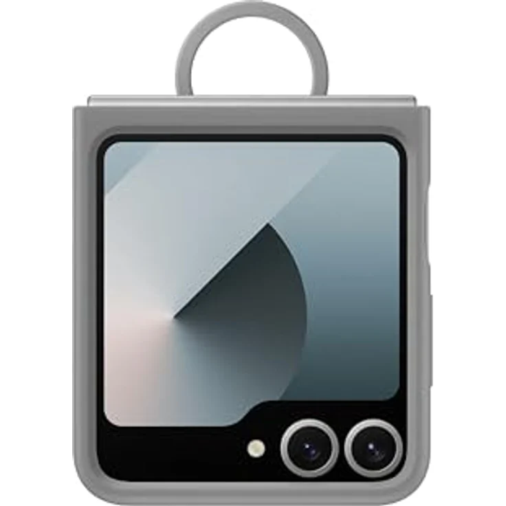 Samsung Silicone Case EF-PF741 für das Galaxy Z Flip6 | Smartphone Cover, Handy-Hülle inklusive Ringhalter, stoßfest, dünn und griffig, Gray – Bild 1