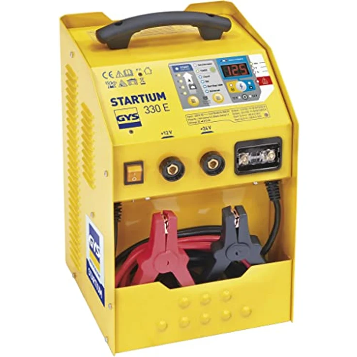GYS STARTIUM 330E 026469 Automatikladegerät, Schnellstartsystem für 12/24V Batterien, 5A-25A, inklusive Timer- und Lichtmaschinen-Testfunktion – Bild 1