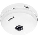 Vivotek C-SERIE FE9180-H-V2 Fisheye IP Kamera 5MP, Indoor, 1,16mm, 360°, PoE, Netzwerkkamera, Weiss