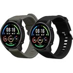kwmobile 2X Sportarmband kompatibel mit Xiaomi Mi Watch/Mi Watch Color - Fitnessband Set aus TPU Silikon in verschiedenen Farben - Preisvergleich