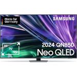 Samsung QLED 4K QN85D Fernseher 55 Zoll, Samsung TV mit Neural Quantum 4K AI Gen2 Prozessor, Quantum-Matrix-Technologie, 4K Upscaling, Smart TV, GQ55QN85DBTXZG, Deutsches Modell [2024]