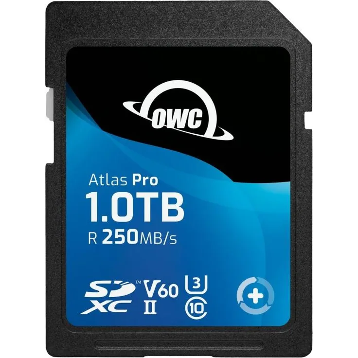 OWC Atlas Pro SDXC V60 UHS-II Memory Card 1TB (SDXC, 1000 GB, U3, UHS-II), Speicherkarte