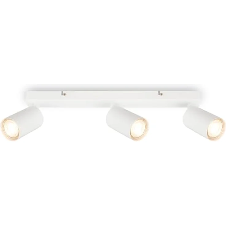 BRILONER - Deckenlampe schwenkbar, GU10 Fassung, max. 9 W, 44 cm, Weiß – Bild 1