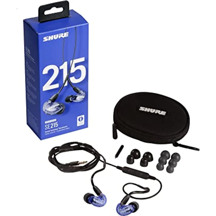 Shure SE215 Special Edition Uni Sound Isolating Ohrhörer, EIN Treiber, In-Ear, abnehmbares Kabel, transparenter Klang und kraftvolle Bässe, Musik, Videospiele, Telefonieren - Violett – Bild 2