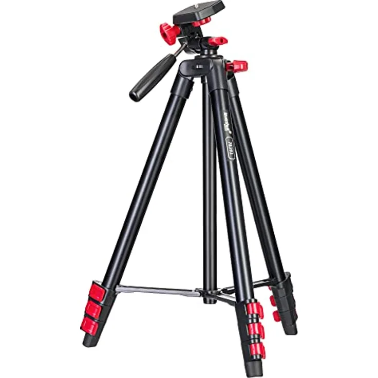 Levenhuk Level Base TR10 Leichtes Dreibein-Bodenstativ Mit 360° Drehbarem Kopf Und 420—1300 mm Höhe Für Optische Geräte Bis Zu 3 kg