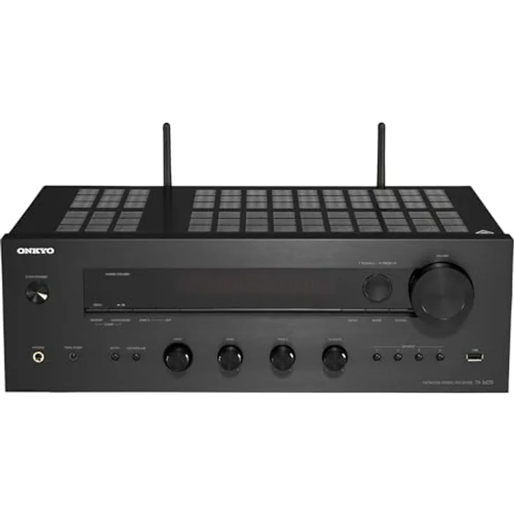 Onkyo TX-8470, 11.2 Kanal HiFi Netzwerk-Stereo-Receiver mit 8K HDMI, Phono-Eingang für MM/MC, Schwarz