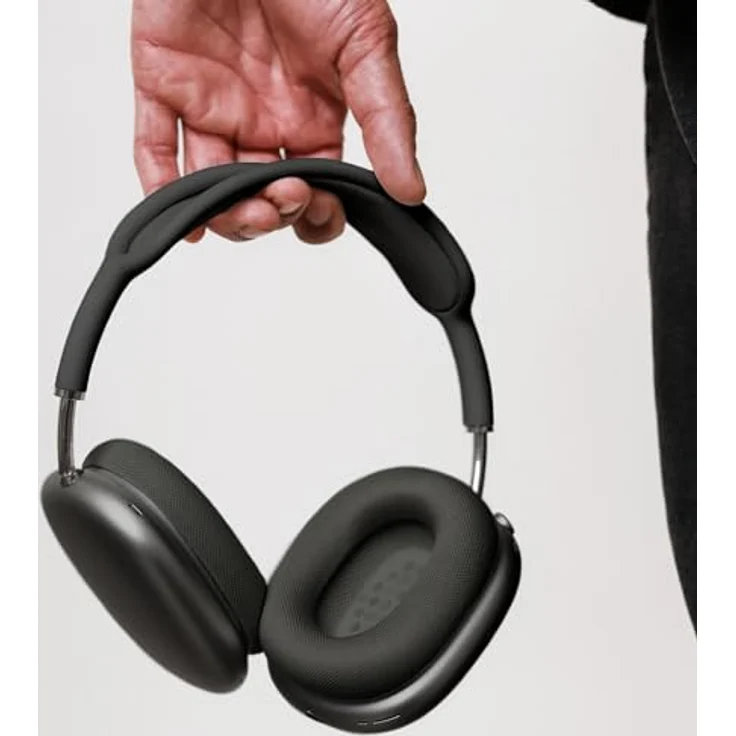 VONMÄHLEN Air Cushions, Ersatz Ohrpolster für AirPods Max, magnetische Befestigung, atmungsaktiv und schweißresistent - schwarz – Bild 3