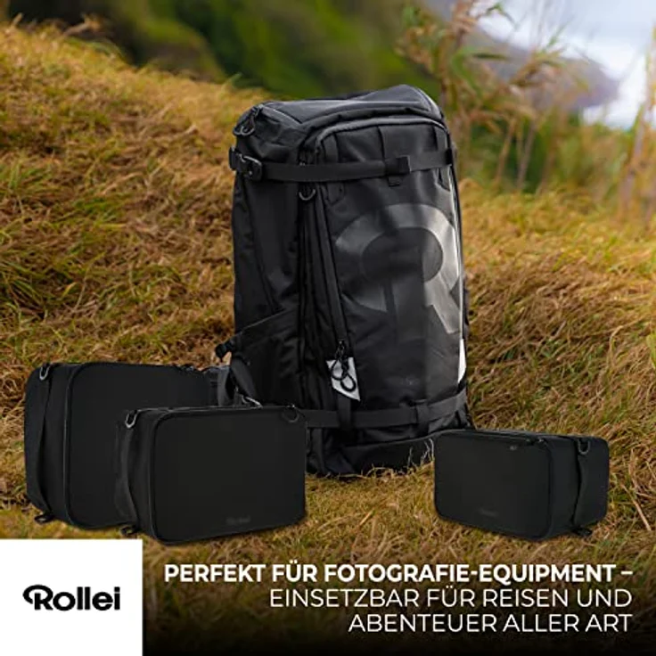 Rollei Fotoliner Ocean Cube S, Flexibler gepolsterter Kamerataschen Einsatz mit Variabler Innenaufteilung zum Einsatz in Rollei Fotoliner Ocean Adventure – Bild 2