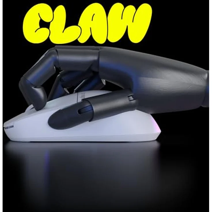 Pulsar X2 CRAZYLIGHT Wireless Medium Gaming-Maus, optisch, bis zu 26.000 DPI, 5 Tasten, Uyuni Weiss, kabellos – Bild 4