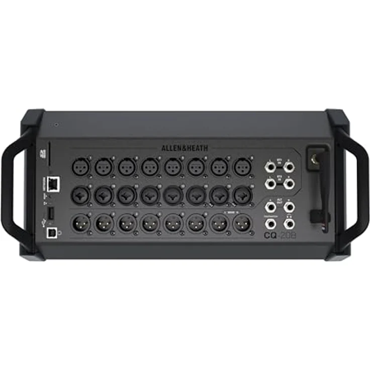 Allen & Heath CQ-20B, digitales Mischpult mit 24 Kanälen und Unterstützung für 96 kHz, schwarz – Bild 1