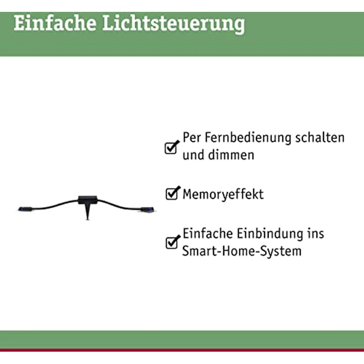 Paulmann 93999 Plug & Shine Zigbee Controller für Außenleuchten IP68 SmartHome max. 75 Watt Steuerung dimmbar – Bild 2