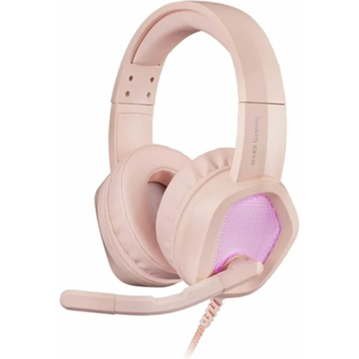 Mars Gaming MH320P, RGB Gaming-Mikrofon mit Geräuschunterdrückung, rosa – Bild 1