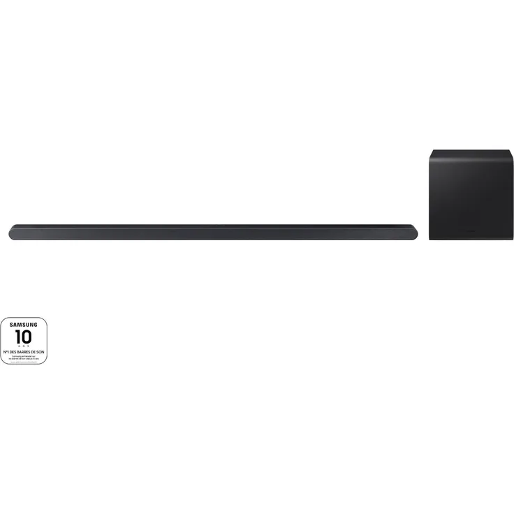 Samsung HW-S810D, 3.1.2 Kanal Soundbar mit Dolby Atmos, kabellosem Subwoofer und verschiedenen Equalizer-Modi, Schwarz/Grau