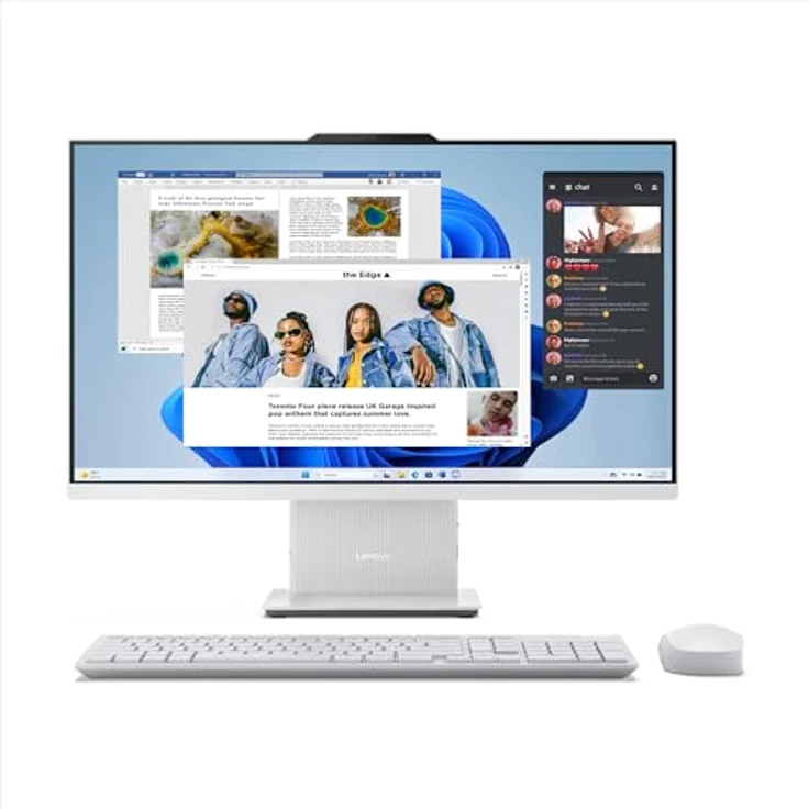 Lenovo IdeaCentre AIO 27IRH9, All-in-One-PC mit Intel Core 9 270H, 32 GB RAM, 1 TB SSD, 27" QHD, Wolken Grau, Windows 11 Home – Bild 2