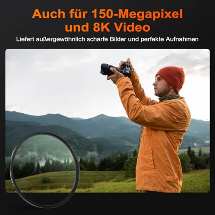 Rollei F:X Pro Ultra UV Rundfilter 77mm, hochwertig beschichtet, bruch- und kratzsicher, geeignet für 150MP und 8K – Bild 6