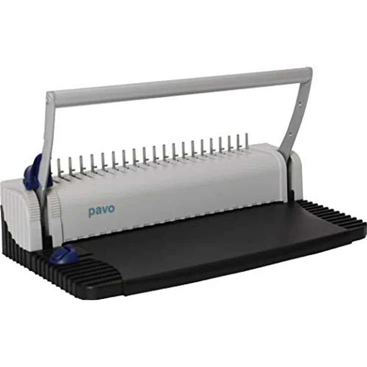 Pavo 8030903 Smartmaster 2 Bindemaschine, Bindegerät bis 150 Blatt, inklusive 75teiligem Starterset, schwarz – Bild 2