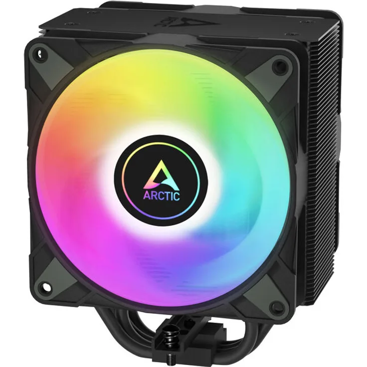 Arctic Freezer 36 ARGB Black CPU-Kühler, 120mm - Luftkühler mit 2x 120-mm-PWM-PST A-RGB Lüfter in Push-Pull-Konfiguration
