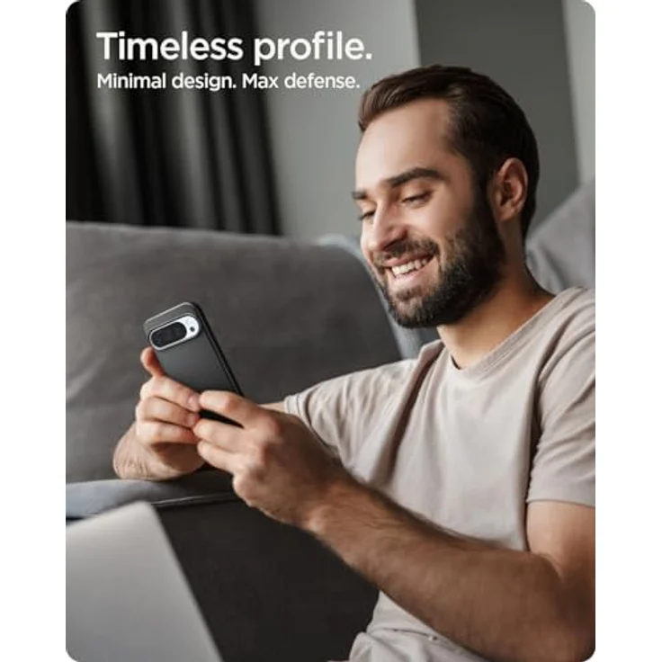 Spigen Thin Fit MagFit Hülle für Google Pixel 10 Pro XL, Kompatibel mit Pixelsnap und MagSafe, Robuste Konstruktion, Schwarz – Bild 5