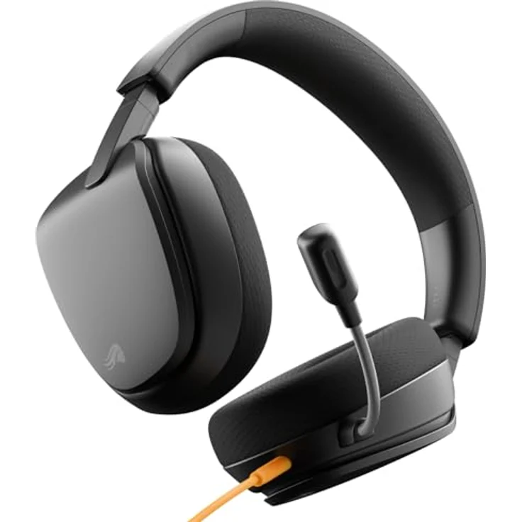 GLORIOUS GHS Eternal, Stereo-Gaming-Headset für PC, PS5, PS4, Xbox, Switch – abnehmbares Mikrofon, 3,5 mm, langlebig, ganztägiger Schwarz – Bild 1