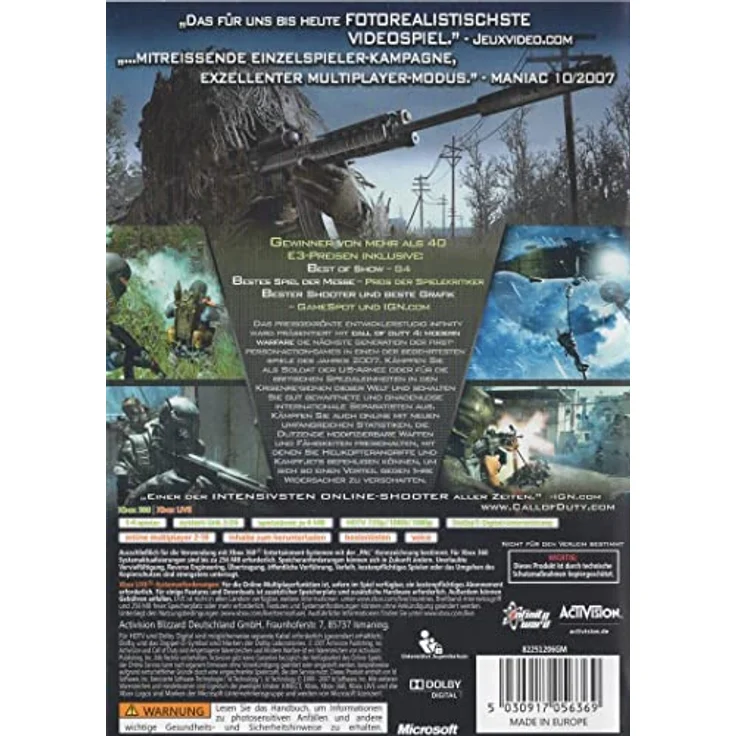 Activision Call of Duty 4: Modern Warfare [Classic], Xbox 360 Actionspiel – Bild 2