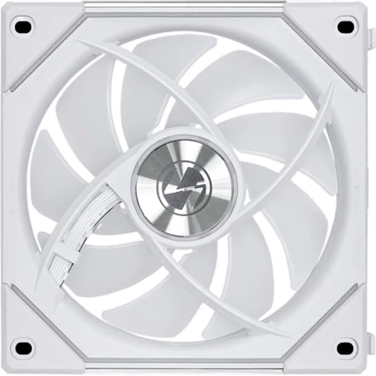 Lian Li UNI SL-120 INF Reverse Blade Lüfter, Daisy Chaining-Technologie, Einzelstück, 120mm, Weiß – Bild 5