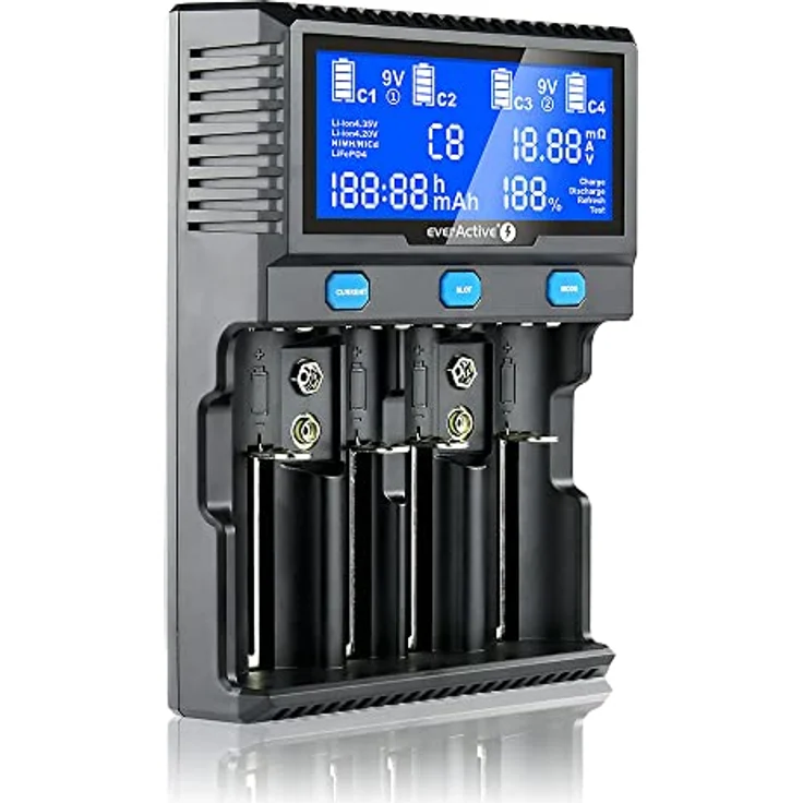 Charger for Cylindrical Li-ion and NI-MH Batteries everActive UC-4200 – Bild 3