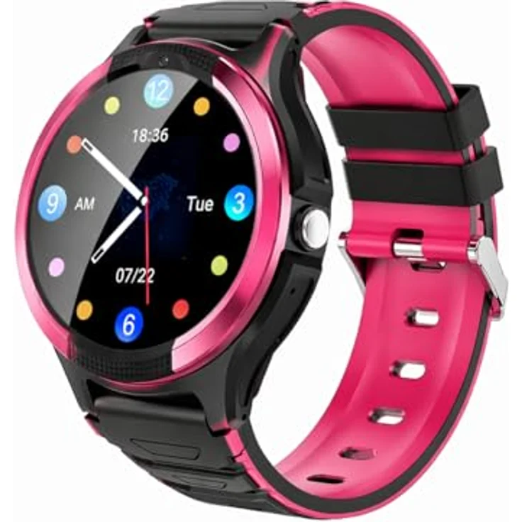 NikuTRAX Seniorenuhr NC120S 4G mit Sturzerkennung, Vitalmessung & GPS-Tracking – Berry Metallic – Bild 7