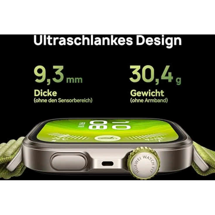 HUAWEI WATCH FIT 4 Pro, 1,82 Zoll AMOLED-Farbdisplay Smartwatch Outdoor-Sport, Saphirglas und Titan, bis zu 10 Tage Akkulaufzeit – Bild 7