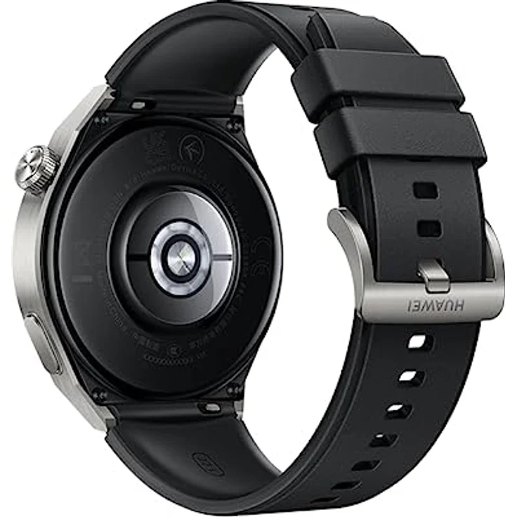 HUAWEI WATCH GT 3 Pro 46mm Smartwatch, Titangehäuse, Saphirglas, Tauch Modus,lange Akkulaufzeit, dratlosses Aufladen,Herzfequenz- und SpO2 Überwachung, Bluethooth Anrufe, Deutsche Version, schwarz – Bild 2
