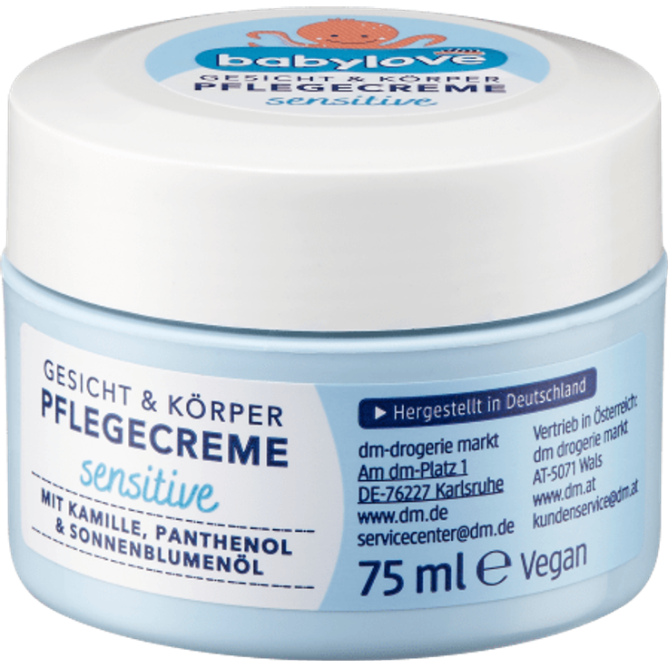 babylove Baby Pflegecreme sensitive, 75 ml