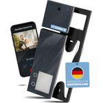 DOORLINE® Video Türklingel mit Kamera kabellos, kompatibel mit Fritz!Box, App-Steuerung, anthrazit, Made in Germany, Gegensprechanlage mit Türöffner
