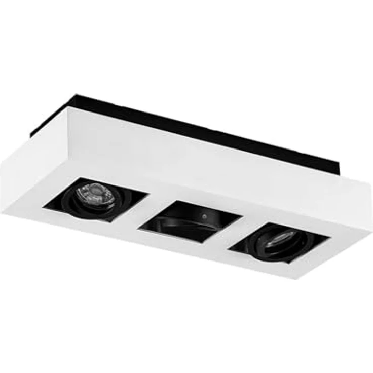 Arcchio Vince Deckenlampe in Weiß aus Aluminium für Küche (3 flammig, GU10) - Modernes Design, hochwertige Qualität, gemütliche Atmosphäre – Bild 1