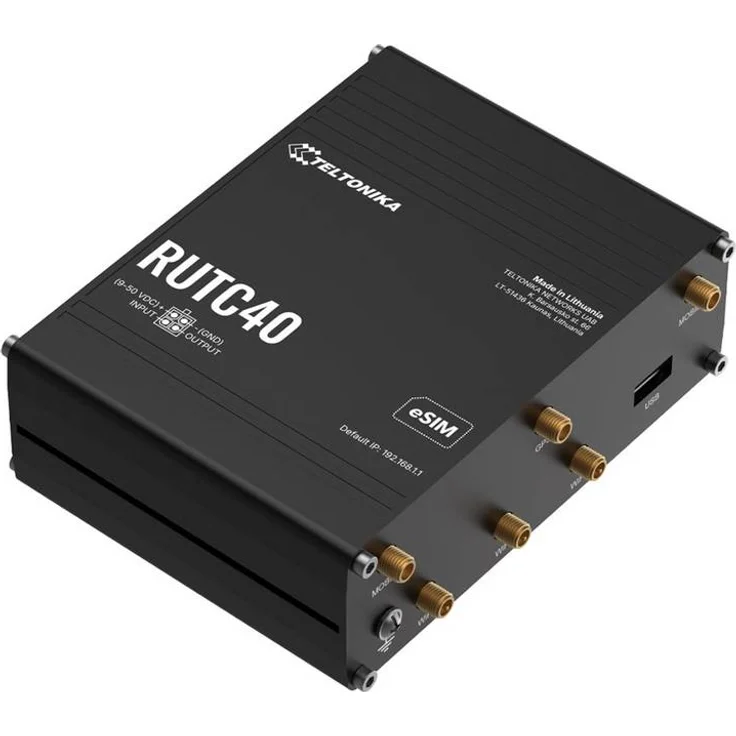 Teltonika RUTC40, WLAN-Router mit 4G Cat 4, Dual-Core-Prozessor, 1 GB RAM und Wi-Fi 6