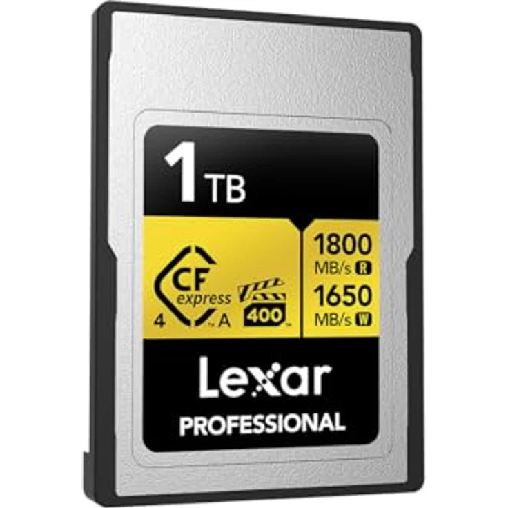 Lexar Professional CFexpress Typ A 1TB Gold, Speicherkarte mit 1800 MB/s Lesegeschwindigkeit für 8K Videos und hochauflösende Bilder – Bild 3