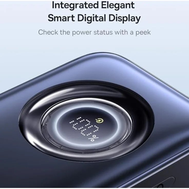 Baseus EnerCore CR11 Powerbank, 20000mAh mit einziehbarem Kabel & 67W Schnellaufladung, Schwarz – Bild 8