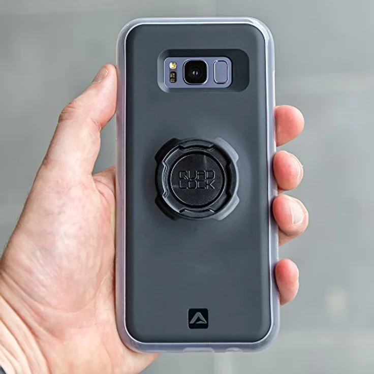 QUAD LOCK Poncho für Samsung Galaxy S20 Ultra, wetterfeste Schutzabdeckung aus transparentem TPU mit Fallschutz – Bild 5