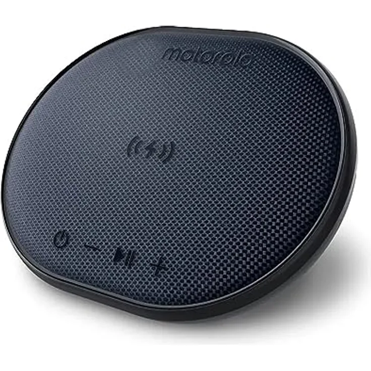 Motorola Sound ROKR 500 Kabelloser 3-in-1 Lautsprecher mit Ladestation - IPX6 Wasserdicht - Schwarz - Bluetooth