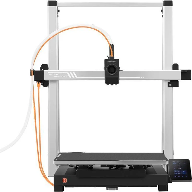 Anycubic Kobra 3 Max 3D Printer, 420 x 420 x 500 mm Druckvolumen, hohe Geschwindigkeit 600 mm/Sek, automatische Nivellierung LeviQ 3.0