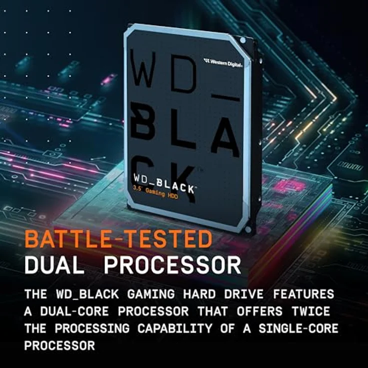 WD Black 4TB HDD SATA 6Gb/s Desktop 8,89cm 3,5Zoll (4 TB), Festplatte, Schwarz – Bild 6