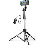 Ugreen LP680, Selfie Stick mit Bluetooth-Fernbedienung, kompakt und zusammenfaltbar, Schwarz