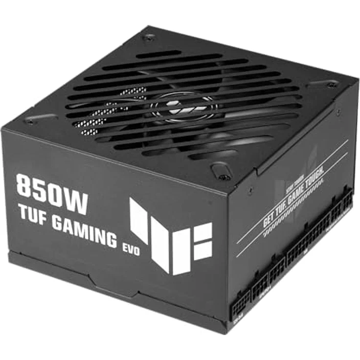 ASUS TUF Gaming 850W Gold EVO Netzteil, 850 Watt, ATX 3.1 & PCIe 5.1 kompatibel, 80 Plus & Cybernetics Gold, geätzte Kabel, Schwarz – Bild 1