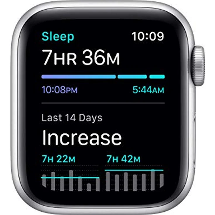 Apple Watch SE 2020 (GPS, 40MM) Aluminiumgehäuse Silber, Retina OLED-Display, Weiß Sportarmband, Schwimmfest, Fitness-Tracking – Bild 4