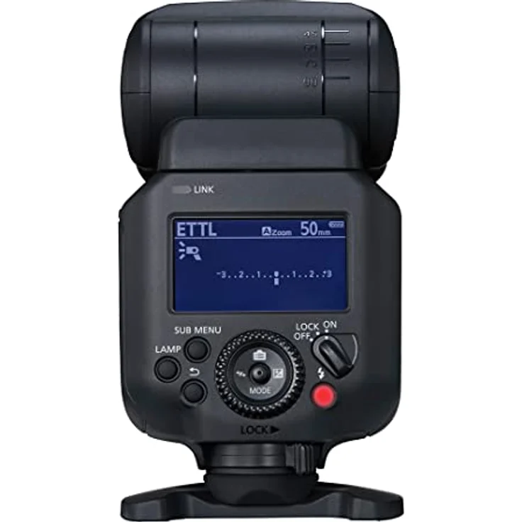 Canon Speelite EL-5 Flash|GN60|Fast 0.1-1.2 sec Recycle Times|Multi-Function Foot|120 Degree Vertical Bounce|Rechargable Battery|Weather Resistant – Bild 2