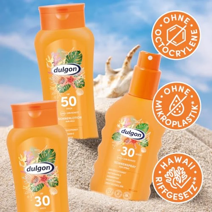 Dulgon Sonnencreme 50 wasserfest 250ml - Sonnenschutz Creme ohne Octocrylene, UVA & UVB Schutz, vegan & mikroplastikfrei, 24H Feuchtigkeit – Bild 2